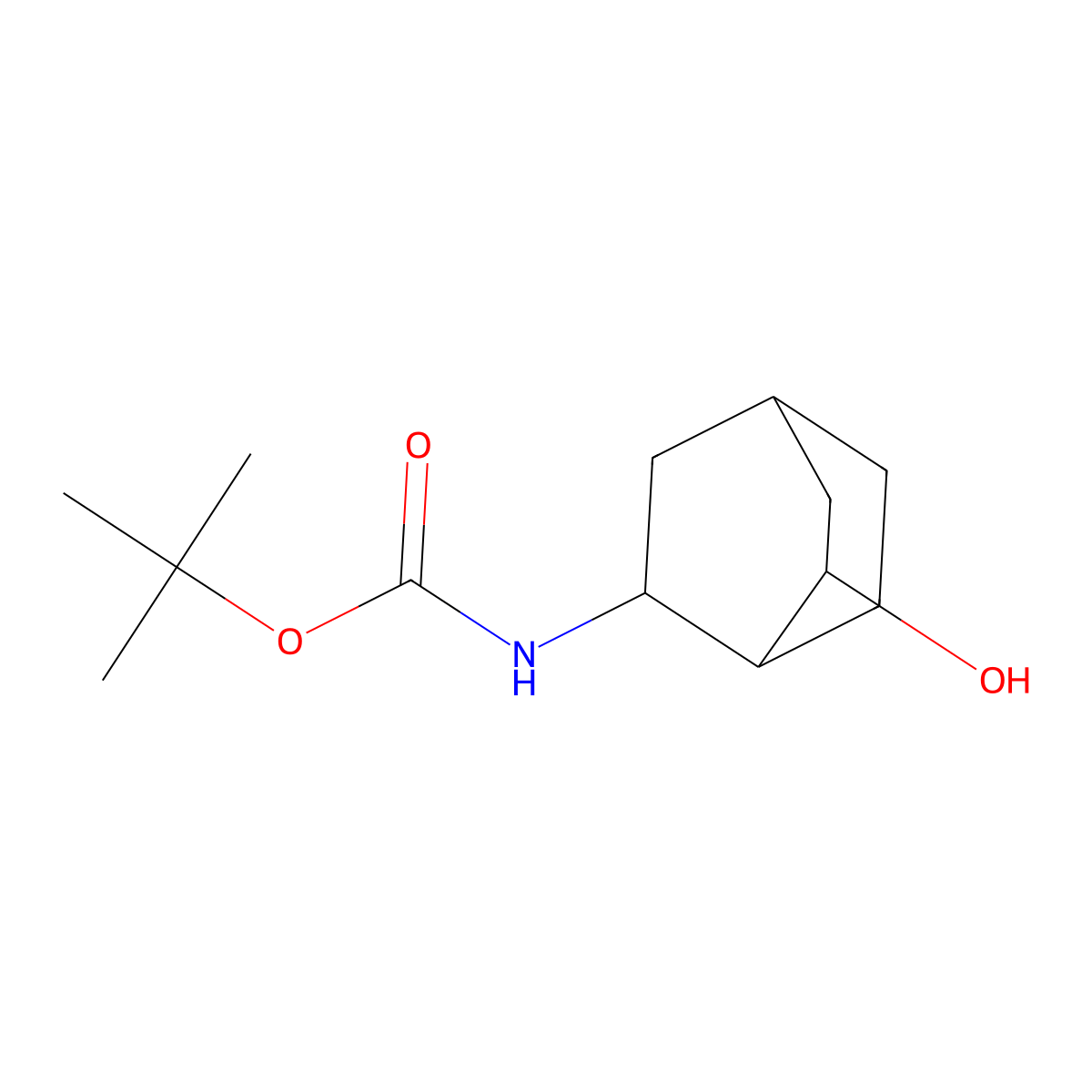 tert-butyl N-{6-hydroxybicyclo[2.2.2]octan-2-yl}carbamate molecular structure, CAS 2580217-74-7