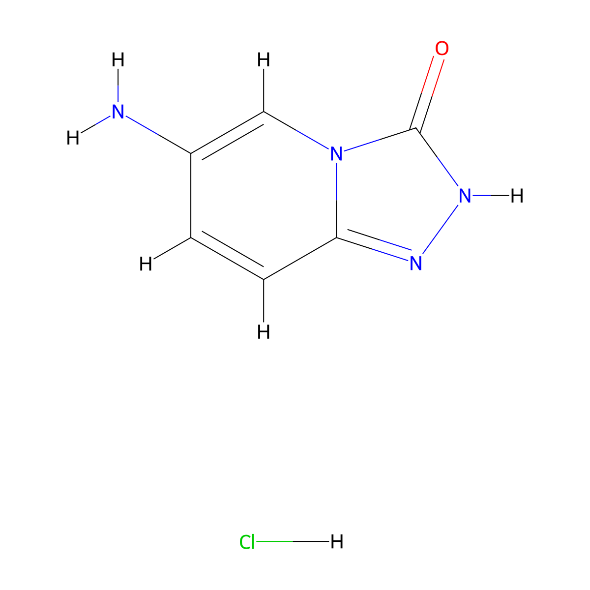 6-Amino-[1,2,4]triazolo[4,3-a]pyridin-3-olhydrochloride molecular structure, CAS 2580222-66-6