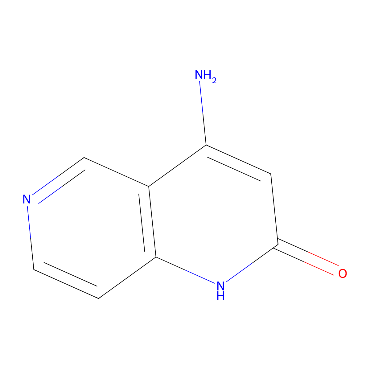 4-Amino-1,2-dihydro-1,6-naphthyridin-2-one molecular structure, CAS 2580226-48-6