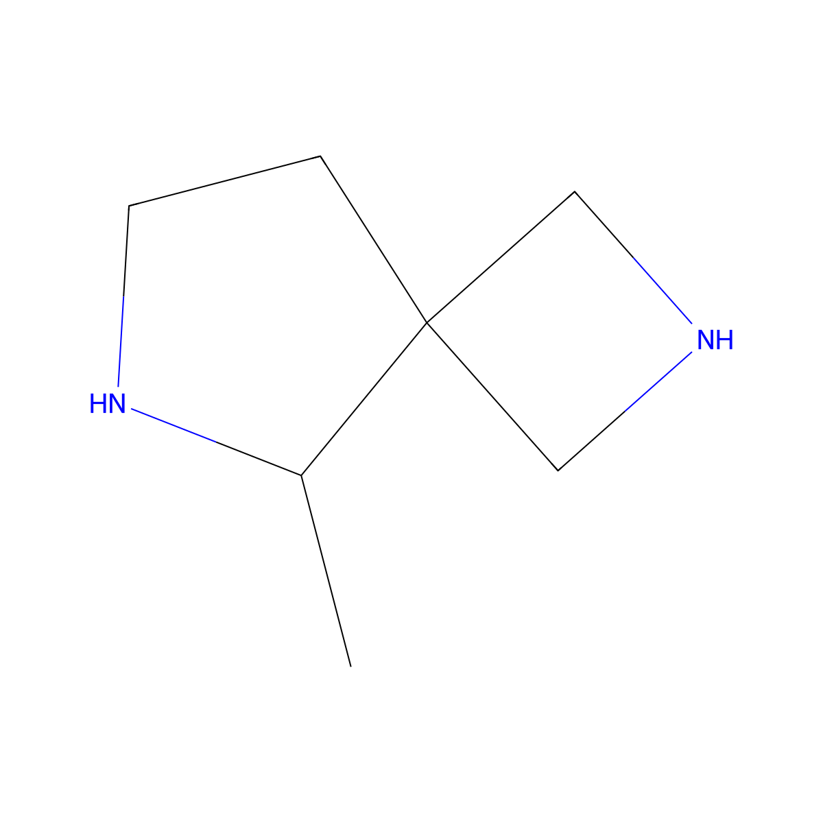 5-Methyl-2,6-diazaspiro[3.4]octane molecular structure, CAS 2580228-21-1