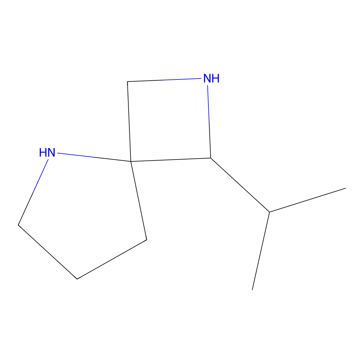 1-(Propan-2-yl)-2,5-diazaspiro[3.4]octane molecular structure, CAS 2580230-93-7