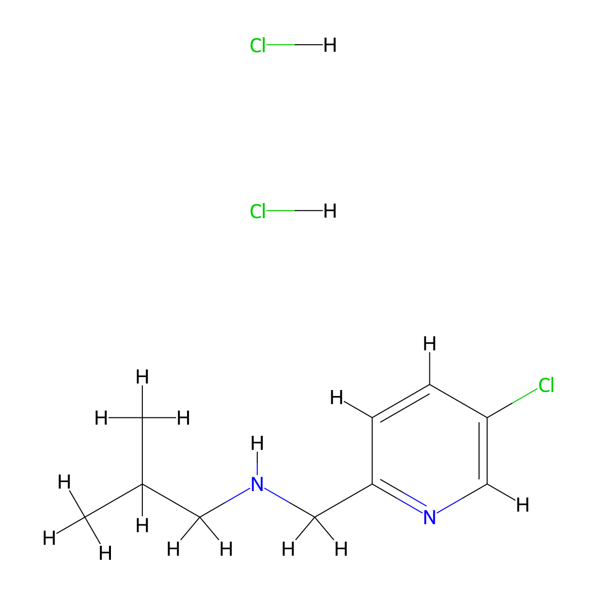 [(5-Chloropyridin-2-yl)methyl](2-methylpropyl)amine dihydrochloride molecular structure, CAS 2580231-71-4