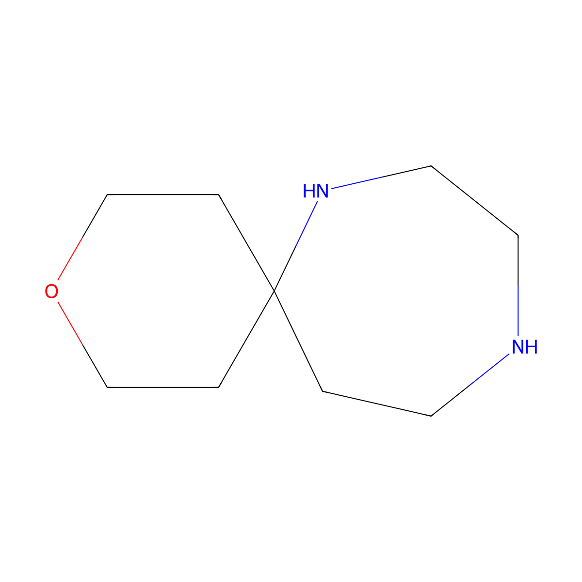 3-Oxa-7,10-diazaspiro[5.6]dodecane molecular structure, CAS 2580234-44-0