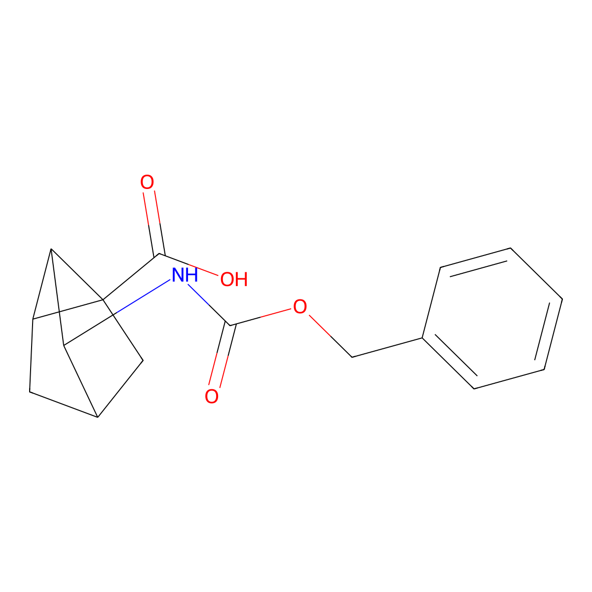 3-{[(Benzyloxy)carbonyl]amino}tricyclo[2.2.1.0,2,6]heptane-1-carboxylic acid molecular structure, CAS 2580235-61-4