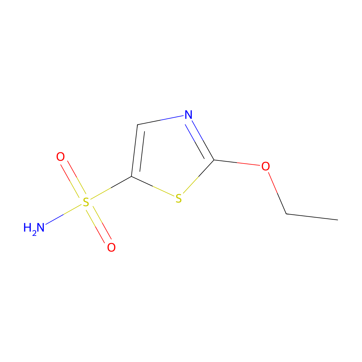 2-Ethoxy-1,3-thiazole-5-sulfonamide molecular structure, CAS 2580236-93-5