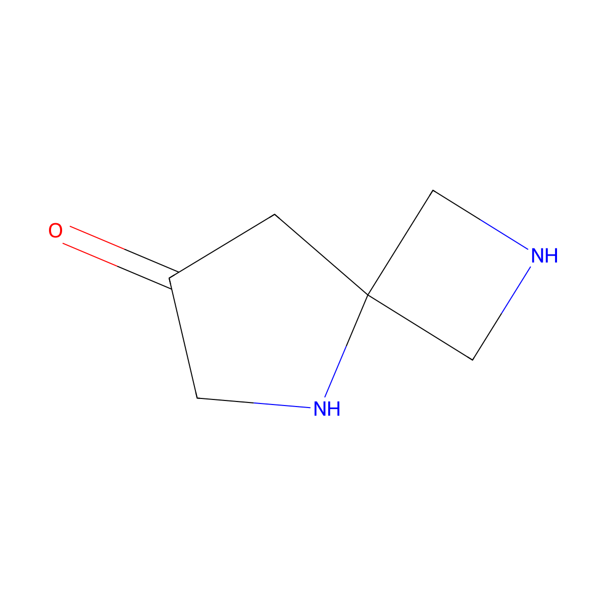 2,5-Diazaspiro[3.4]octan-7-one molecular structure, CAS 2580240-16-8