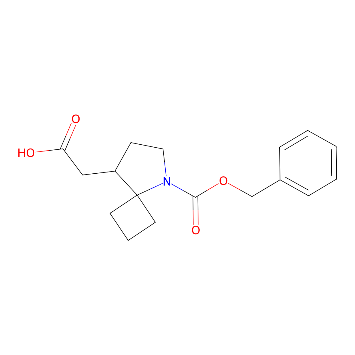 2-{5-[(Benzyloxy)carbonyl]-5-azaspiro[3.4]octan-8-yl}acetic acid molecular structure, CAS 2580241-24-1