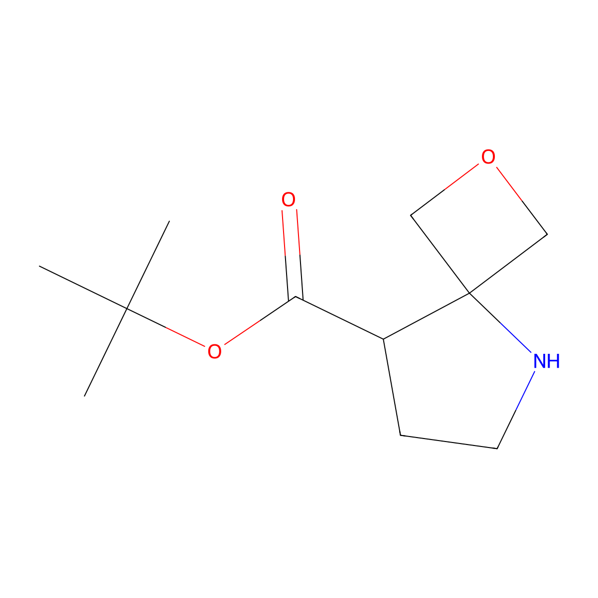 Tert-butyl 2-oxa-5-azaspiro[3.4]octane-8-carboxylate molecular structure, CAS 2580243-70-3