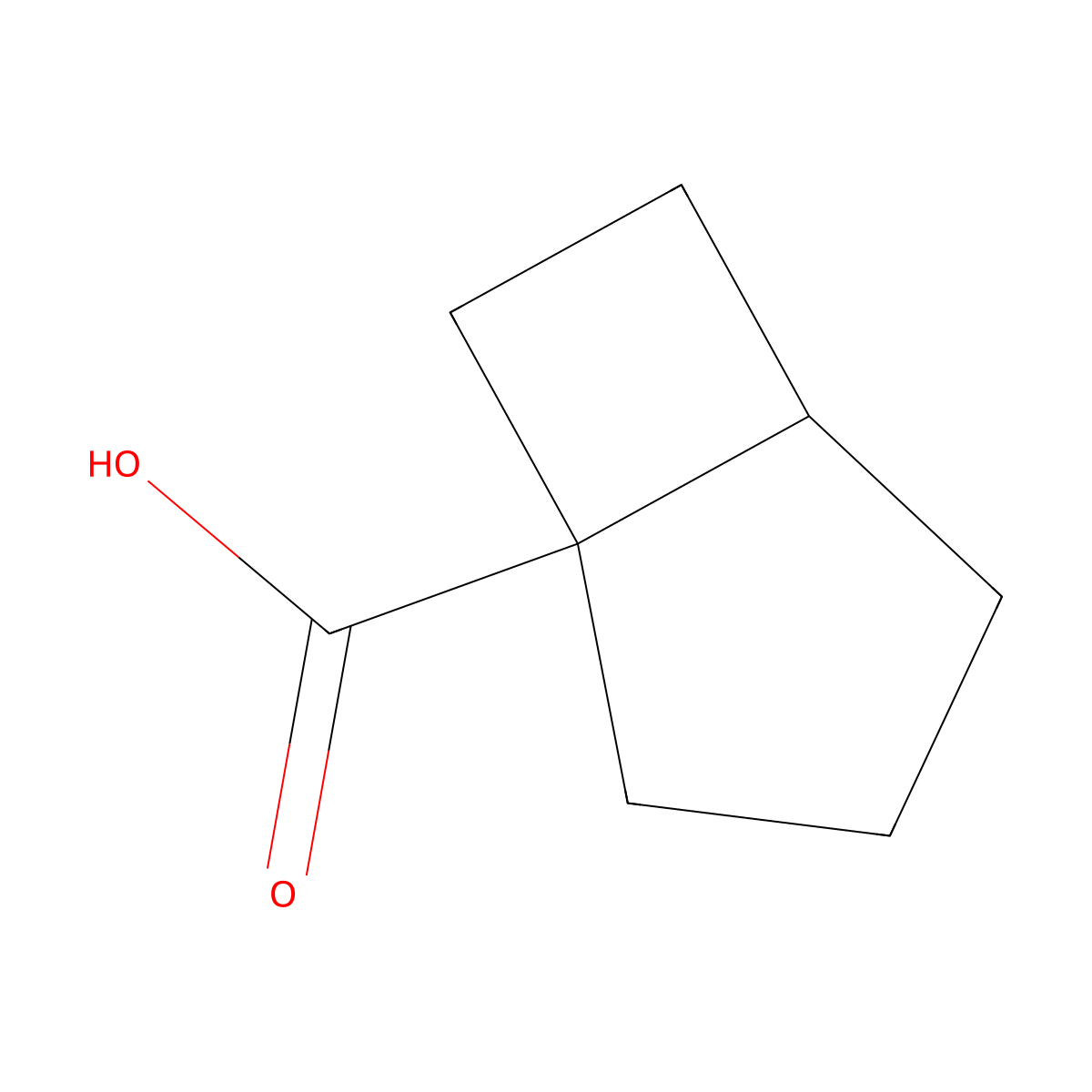 Bicyclo[3.2.0]heptane-1-carboxylic acid molecular structure, CAS 2580243-95-2