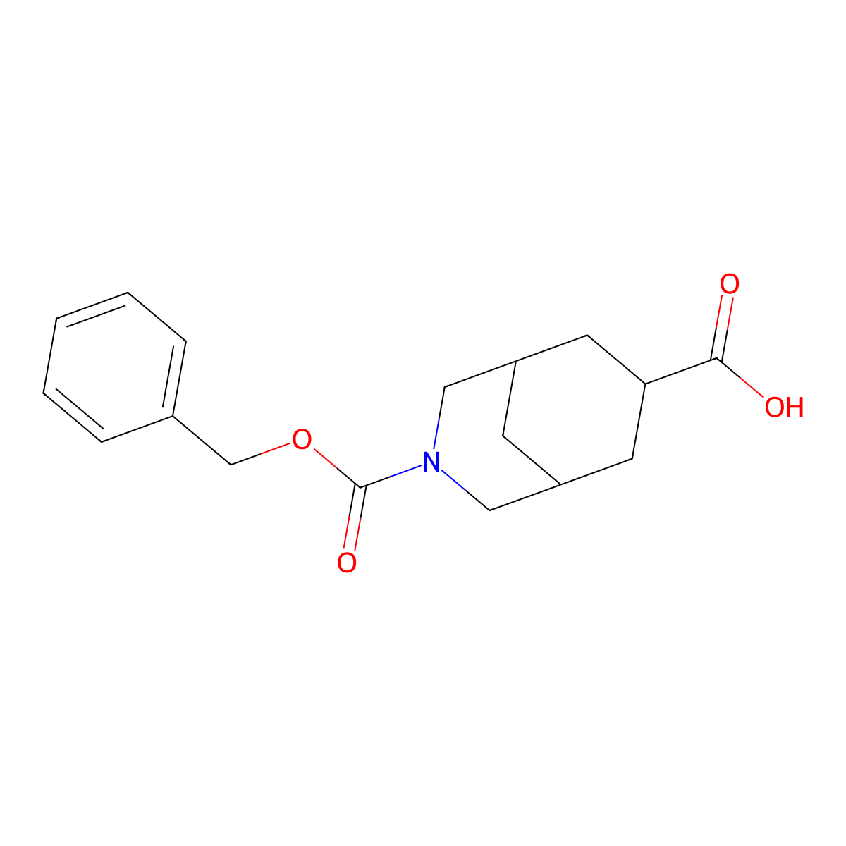3-[(Benzyloxy)carbonyl]-3-azabicyclo[3.3.1]nonane-7-carboxylic acid molecular structure, CAS 2580249-50-7