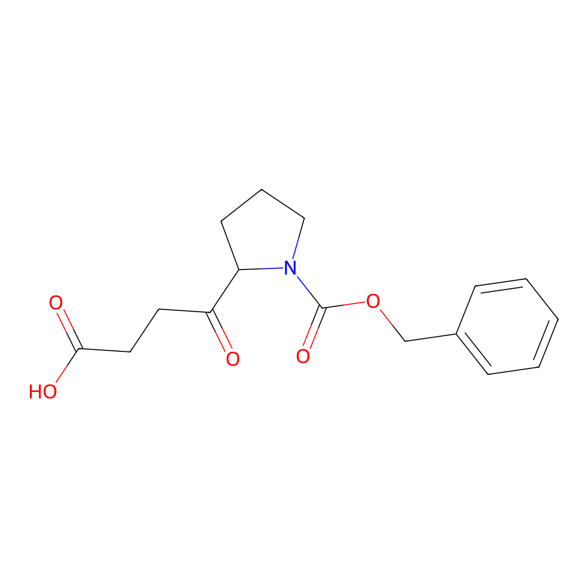 4-{1-[(Benzyloxy)carbonyl]pyrrolidin-2-yl}-4-oxobutanoic acid molecular structure, CAS 2580251-77-8