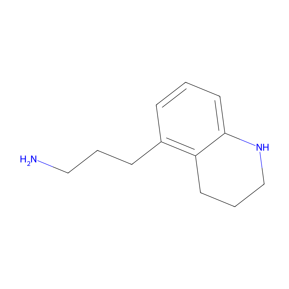 3-(1,2,3,4-Tetrahydroquinolin-5-yl)propan-1-amine molecular structure, CAS 2580252-94-2