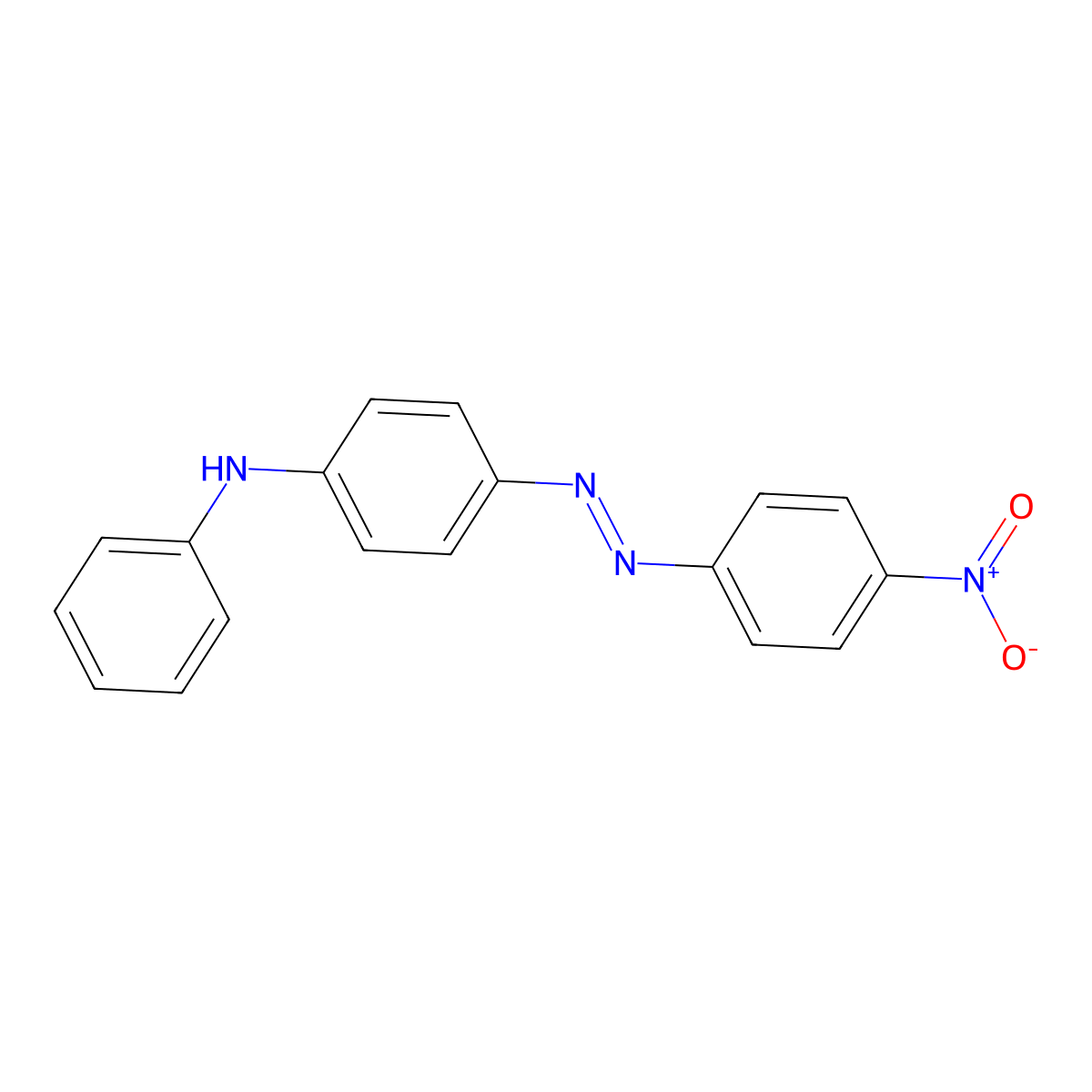 Disperse Orange 1 molecular structure, CAS 2581-69-3