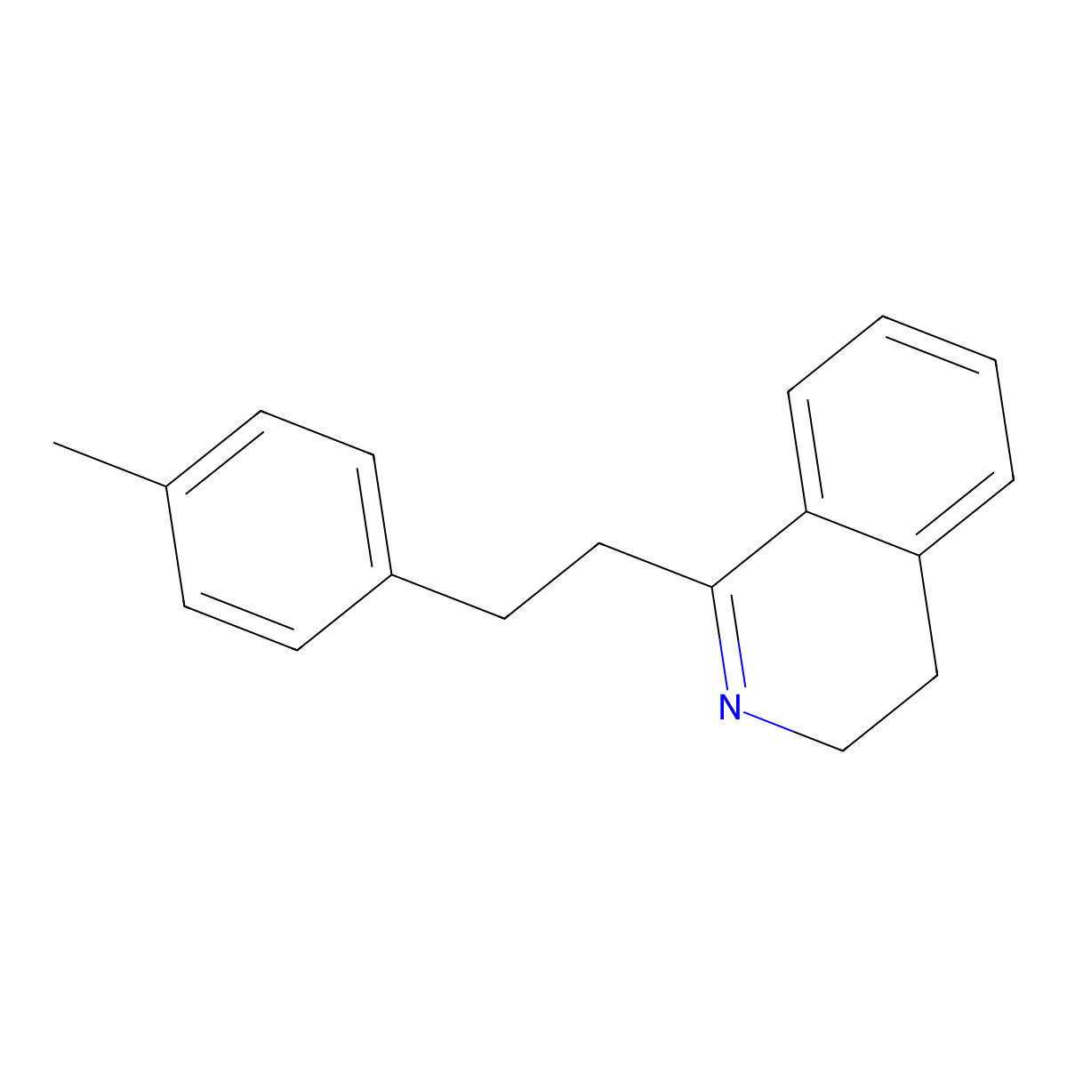 1-[2-(4-Methylphenyl)ethyl]-3,4-dihydroisoquinoline molecular structure, CAS 2581064-29-9