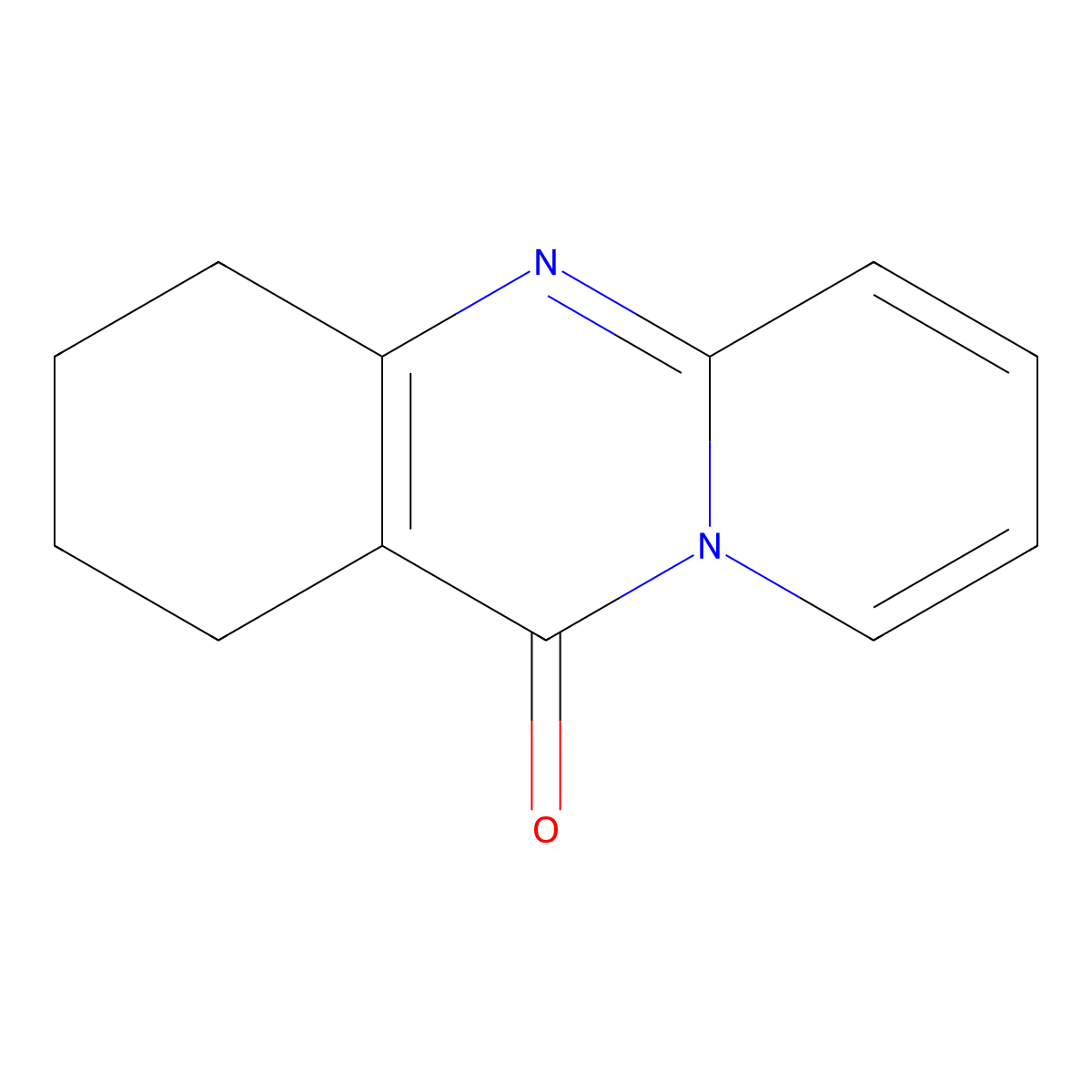 2H-Pyrido[2,1-b]quinazolin-6-one, 1,3,4,6-tetrahydro molecular structure, CAS 25816-55-1