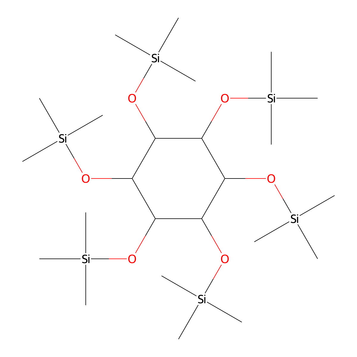 Trimethylsilyl-meso-inositol molecular structure, CAS 2582-79-8