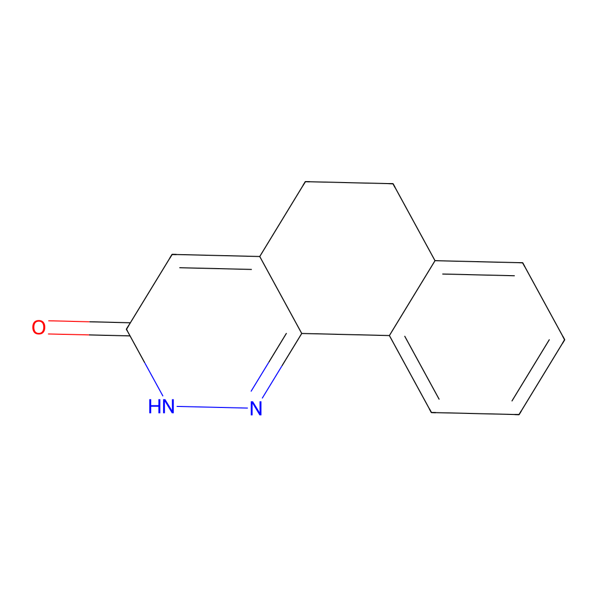 Benzo(h)cinnolin-3(2H)-one, 5,6-dihydro- molecular structure, CAS 25823-49-8