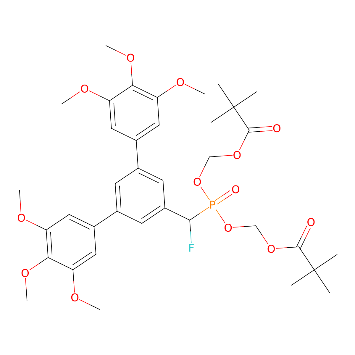 Stafia-1-dipivaloyloxymethyl ester molecular structure, CAS 2582755-72-2