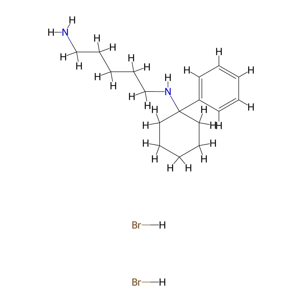 IEM 1925 dihydrobromide molecular structure, CAS 258282-23-4