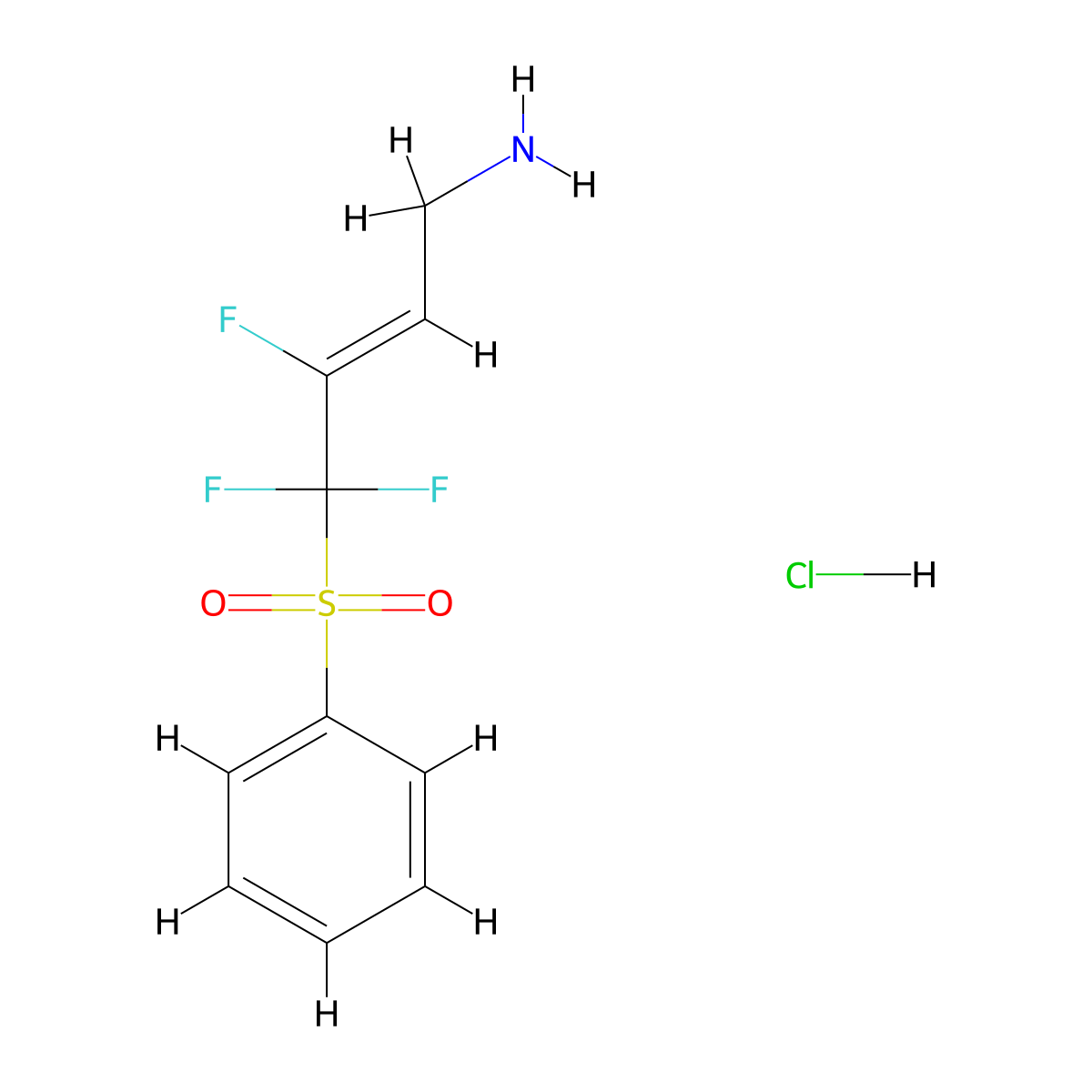 PXS-6302 hydrochloride molecular structure, CAS 2584947-79-3