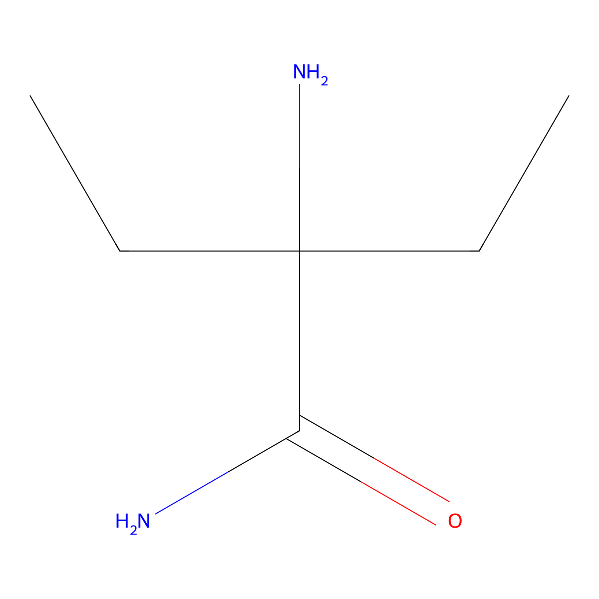 2-Amino-2-ethylbutanamide molecular structure, CAS 258517-97-4