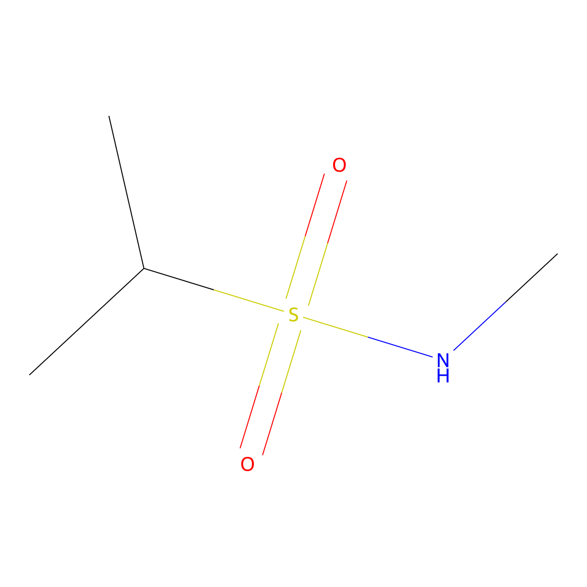 N-methylpropane-2-sulfonamide molecular structure, CAS 25855-59-8