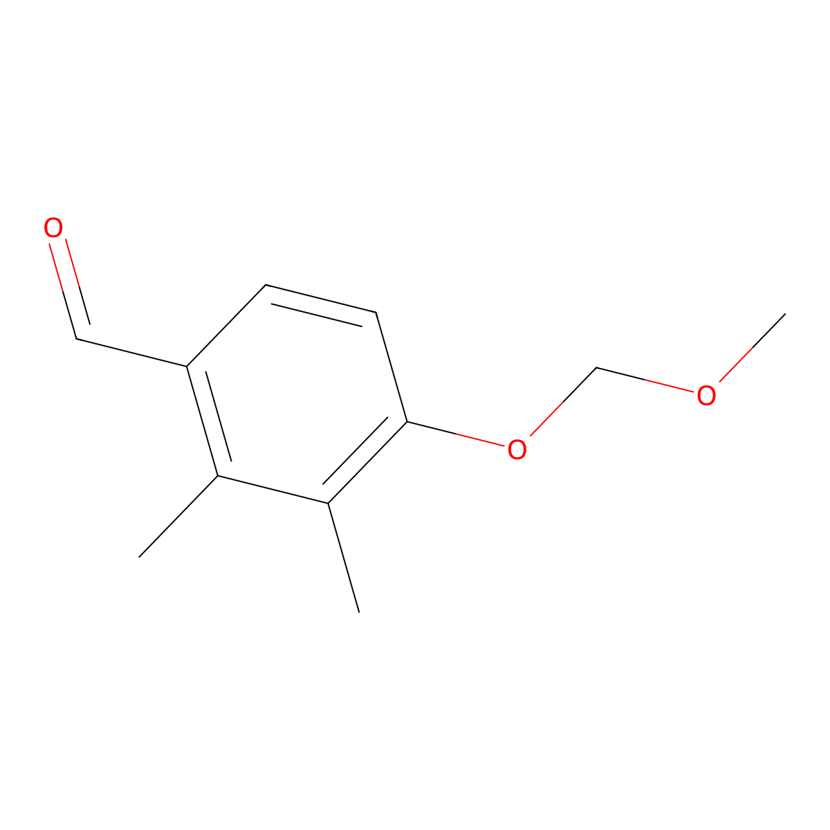 4-(Methoxymethoxy)-2,3-dimethylbenzaldehyde molecular structure, CAS 2586127-23-1
