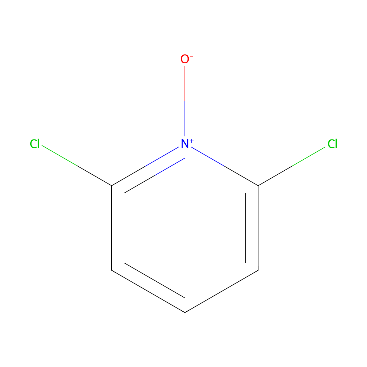 2,6-Dichloropyridine N-Oxide molecular structure, CAS 2587-00-0