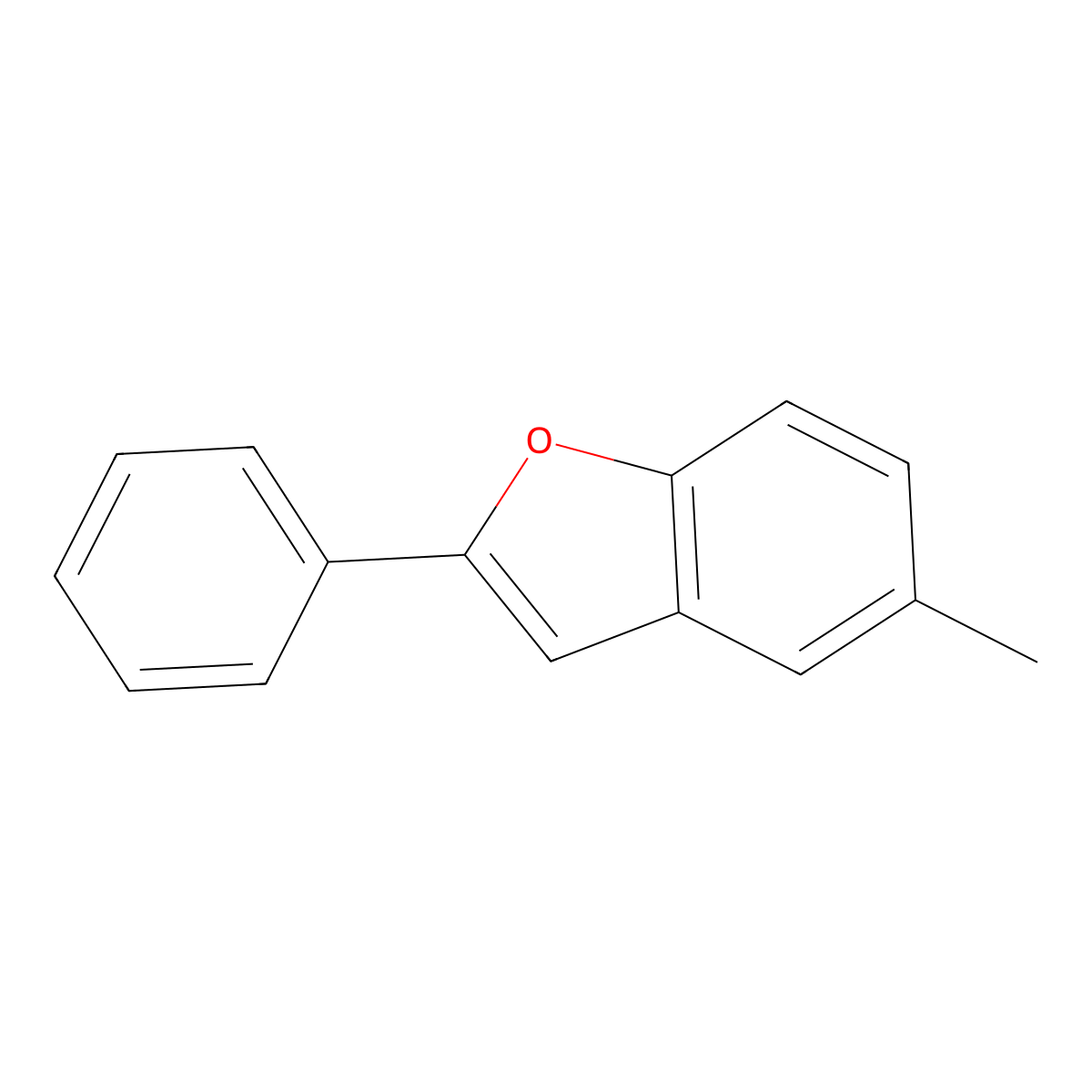 5-Methyl-2-phenyl-1-benzofuran molecular structure, CAS 25871-52-7