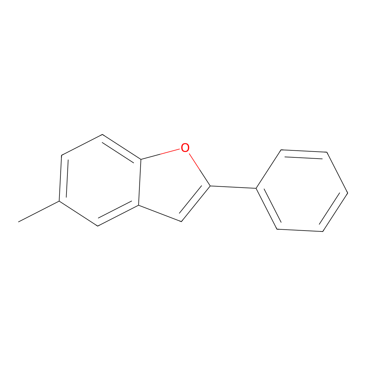 5-Methyl-2-phenyl-1-benzofuran molecular structure, CAS 25871-52-7