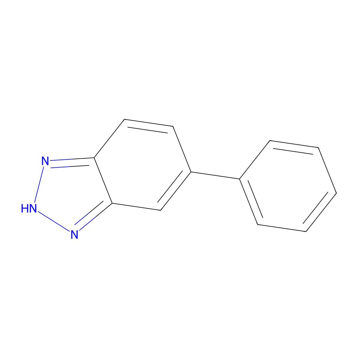 5-Phenyl-1H-benzo[d][1,2,3]triazole molecular structure, CAS 25877-73-0