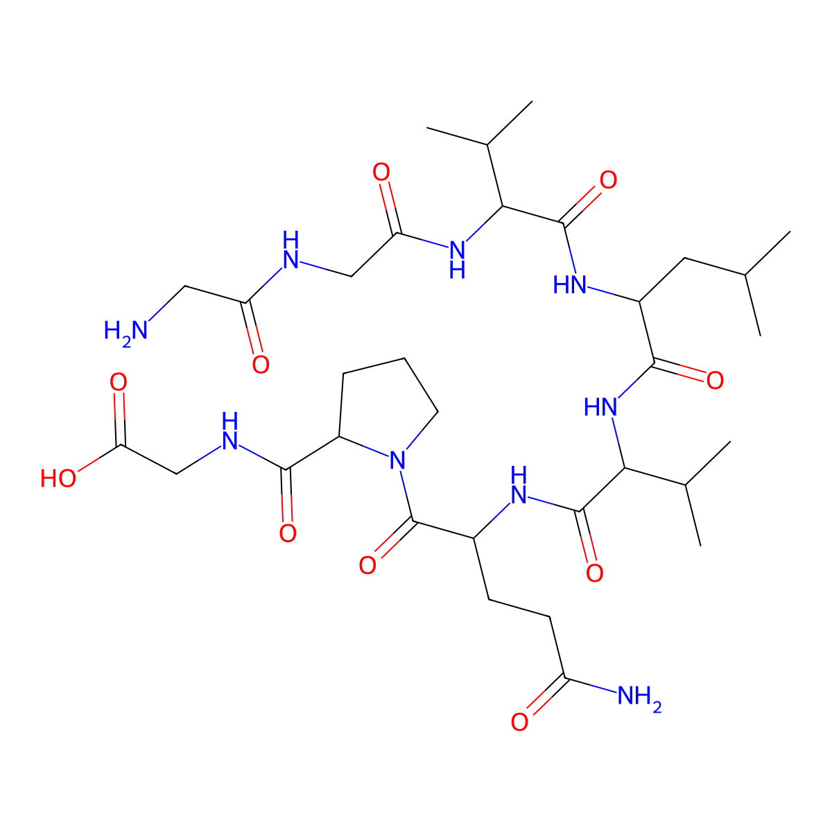 Larazotide molecular structure, CAS 258818-34-7