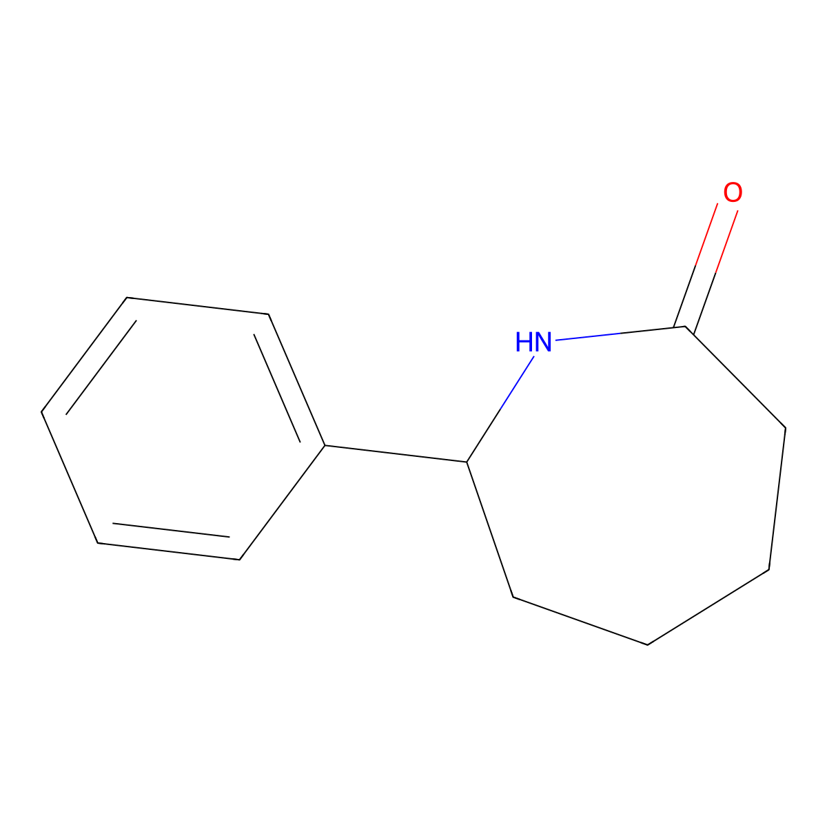 7-Phenylazepan-2-one molecular structure, CAS 25882-81-9
