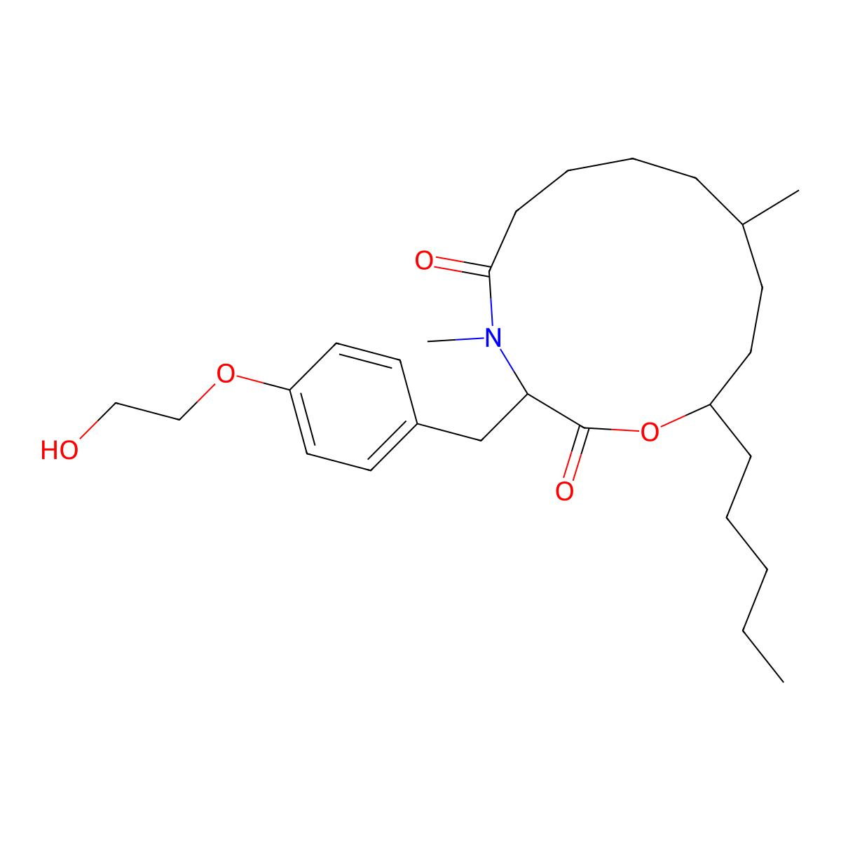 PF1163B molecular structure, CAS 258871-60-2