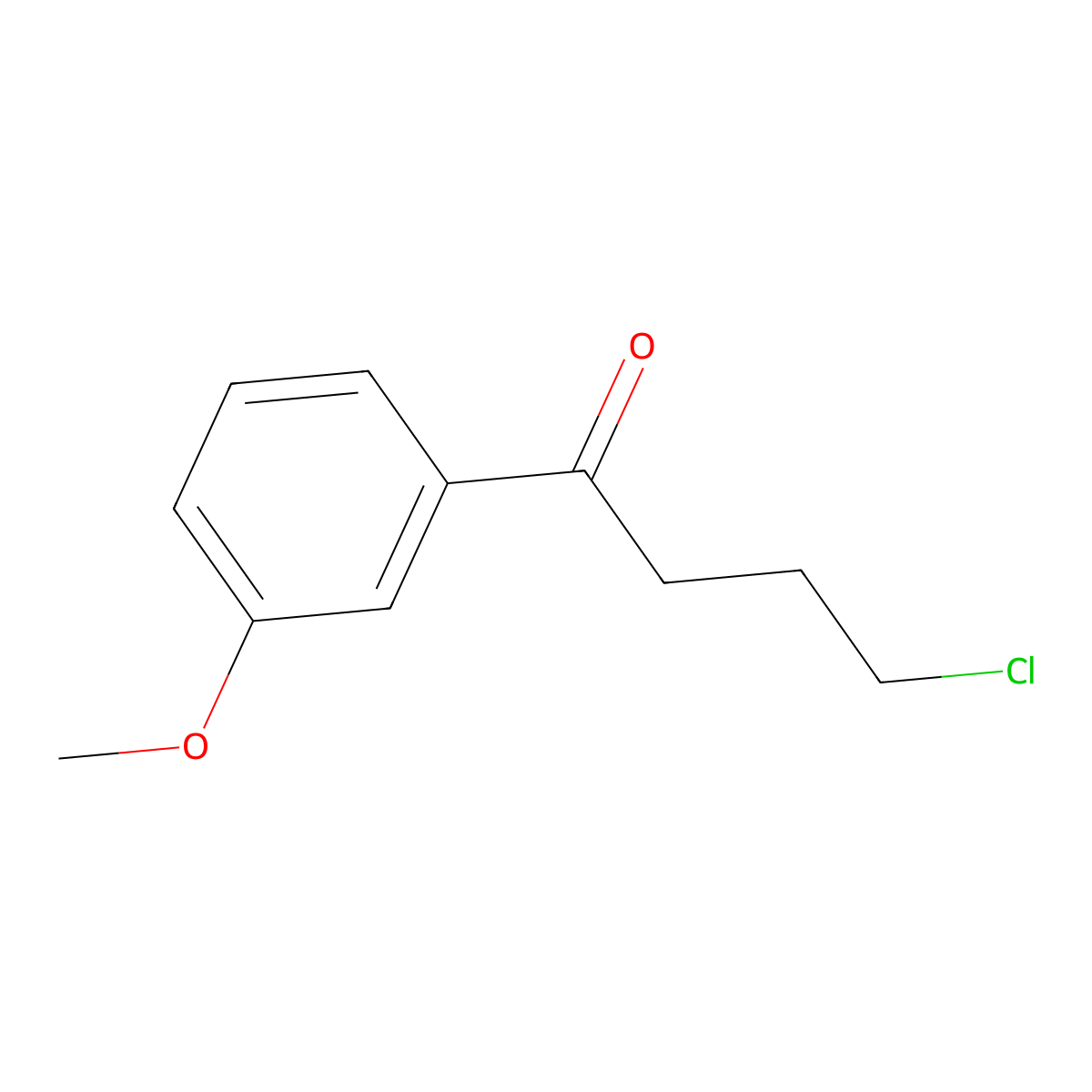 4-Chloro-1-(3-methoxyphenyl)-1-oxobutane molecular structure, CAS 258882-48-3
