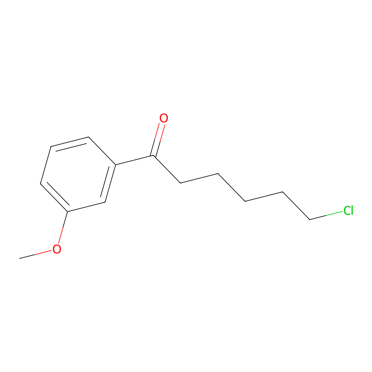 6-Chloro-1-(3-methoxyphenyl)-1-oxohexane molecular structure, CAS 258882-50-7