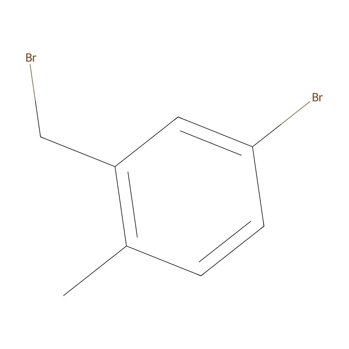 4-Bromo-2-(bromomethyl)-1-methylbenzene molecular structure, CAS 258886-05-4