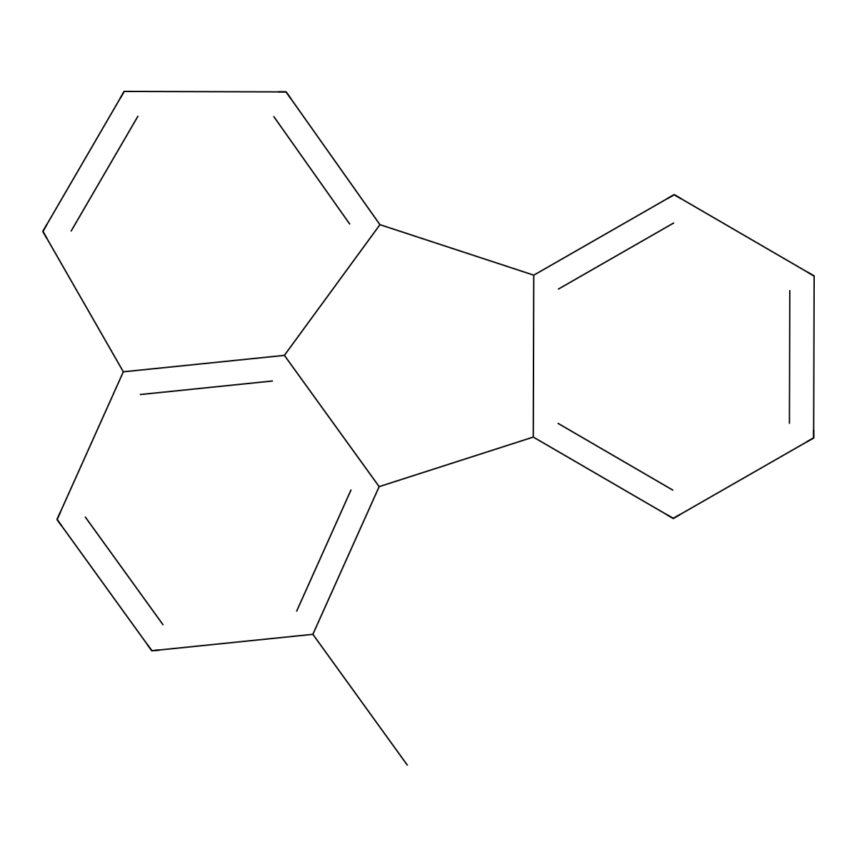 1-Methylfluoranthene molecular structure, CAS 25889-60-5