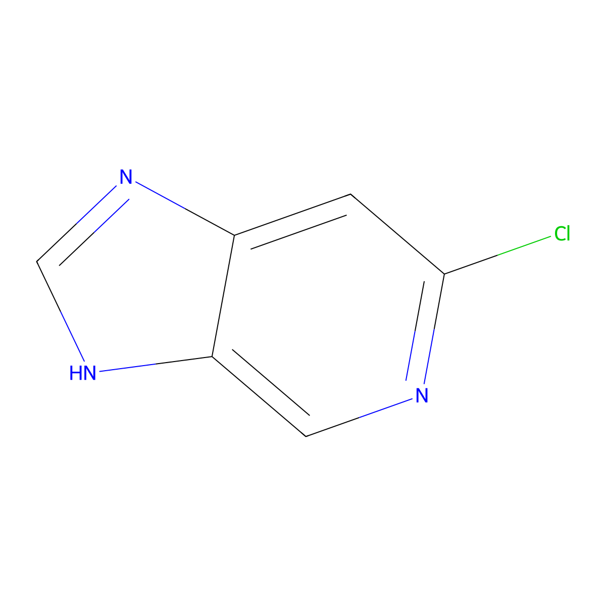 6-Chloro-3H-imidazo(4,5-c)pyridine molecular structure, CAS 2589-11-9