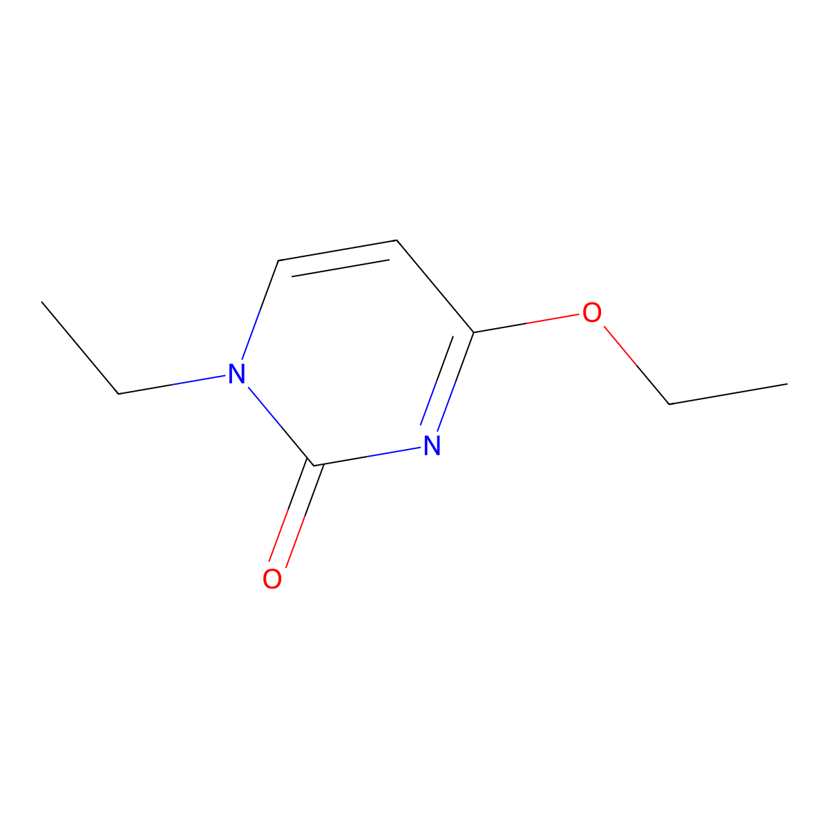 4-Ethoxy-1-ethylpyrimidin-2-one molecular structure, CAS 25902-95-8
