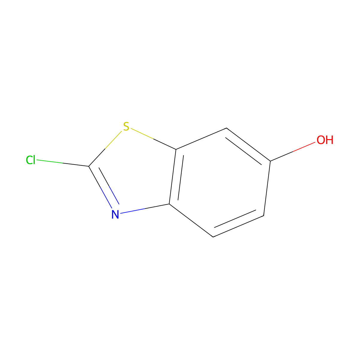 2-Chlorobenzo[d]thiazol-6-ol molecular structure, CAS 2591-16-4