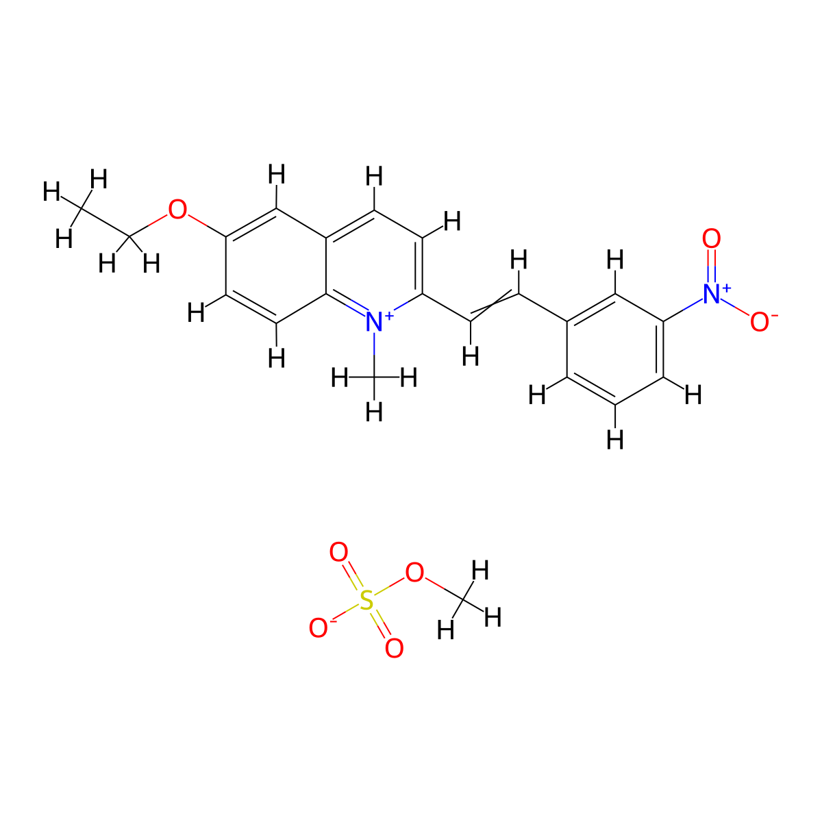 Pinakryptol Yellow molecular structure, CAS 25910-85-4