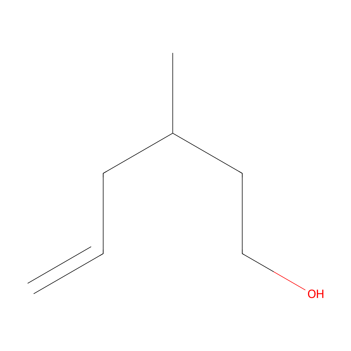 3-Methylhex-5-en-1-ol molecular structure, CAS 25913-87-5