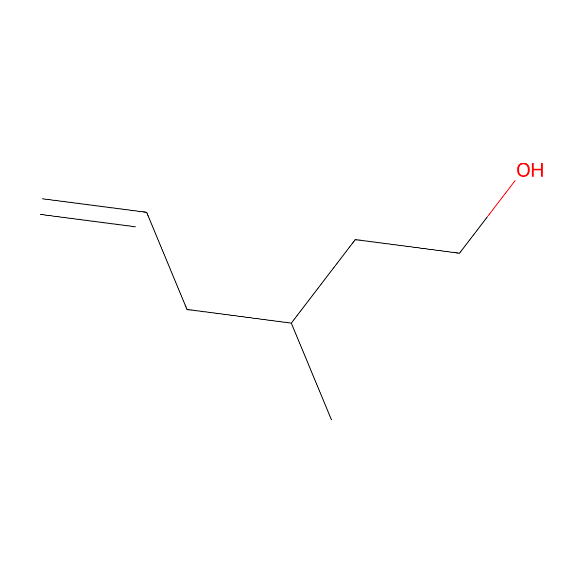 3-Methylhex-5-en-1-ol molecular structure, CAS 25913-87-5