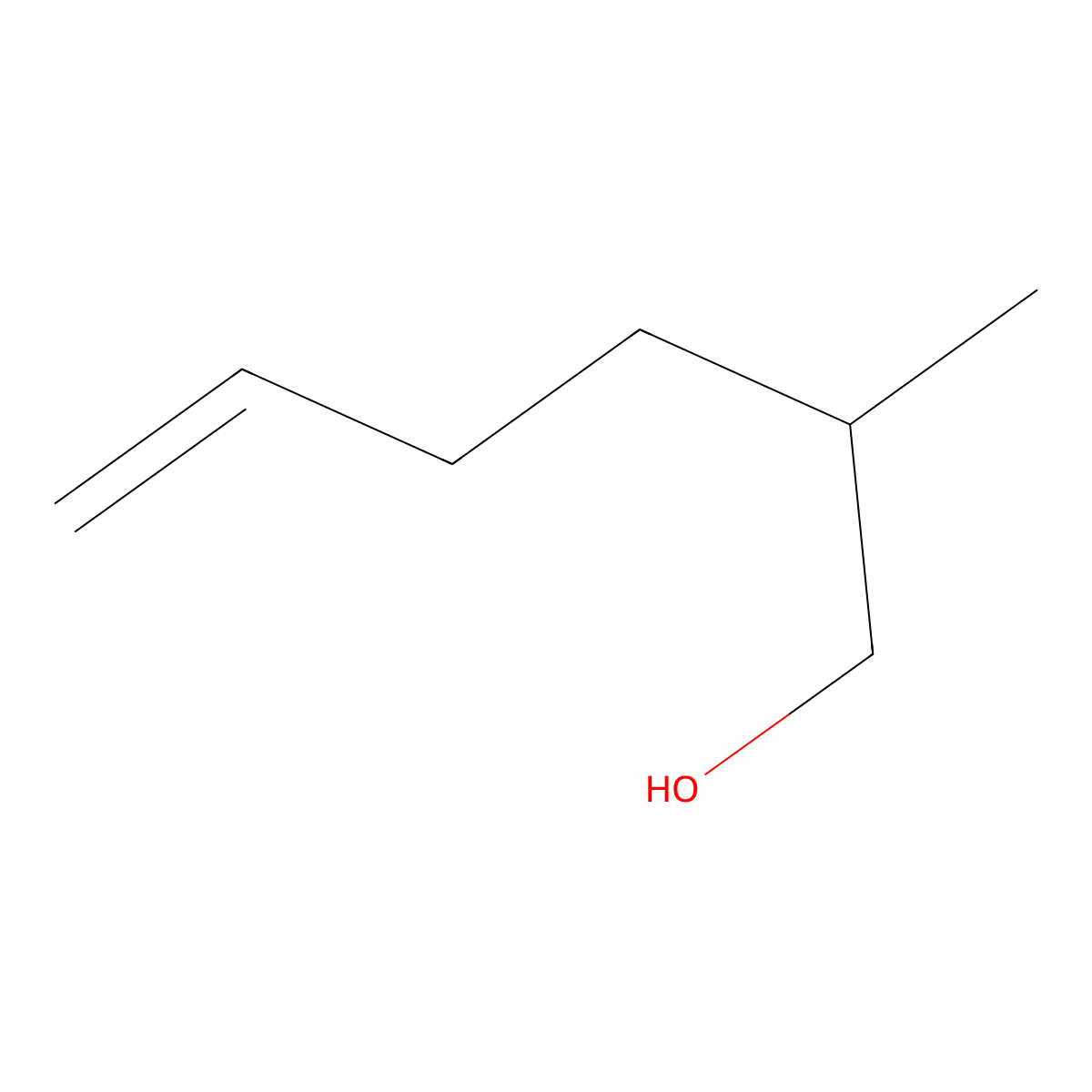 2-Methylhex-5-en-1-ol molecular structure, CAS 25913-88-6