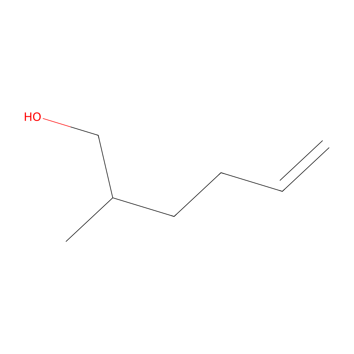 2-Methylhex-5-en-1-ol molecular structure, CAS 25913-88-6