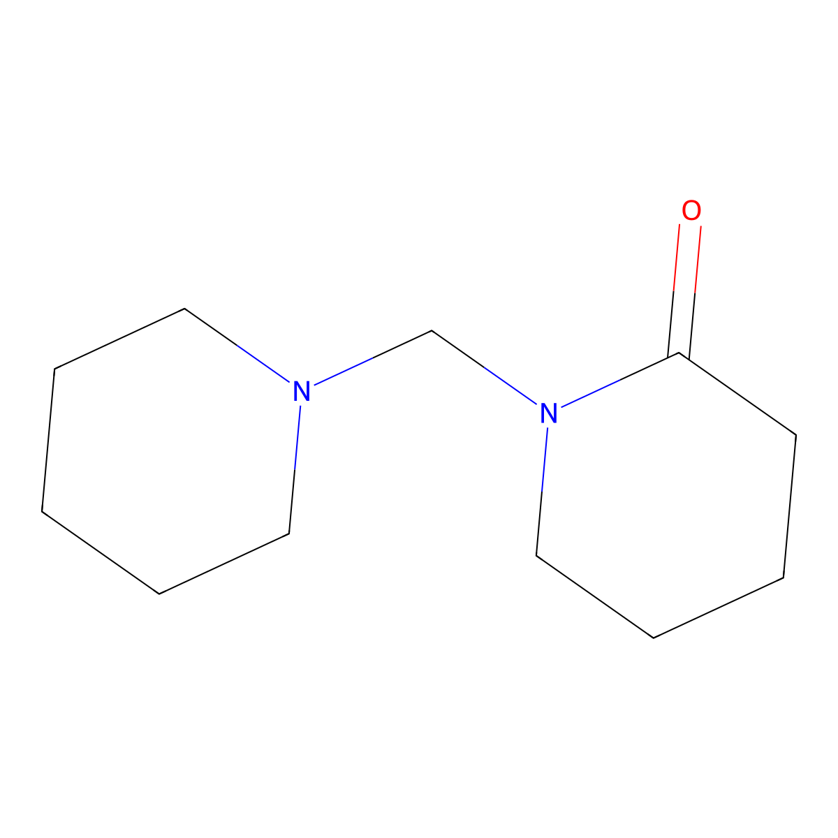 1-(Piperidin-1-ylmethyl)piperidin-2-one molecular structure, CAS 259133-24-9