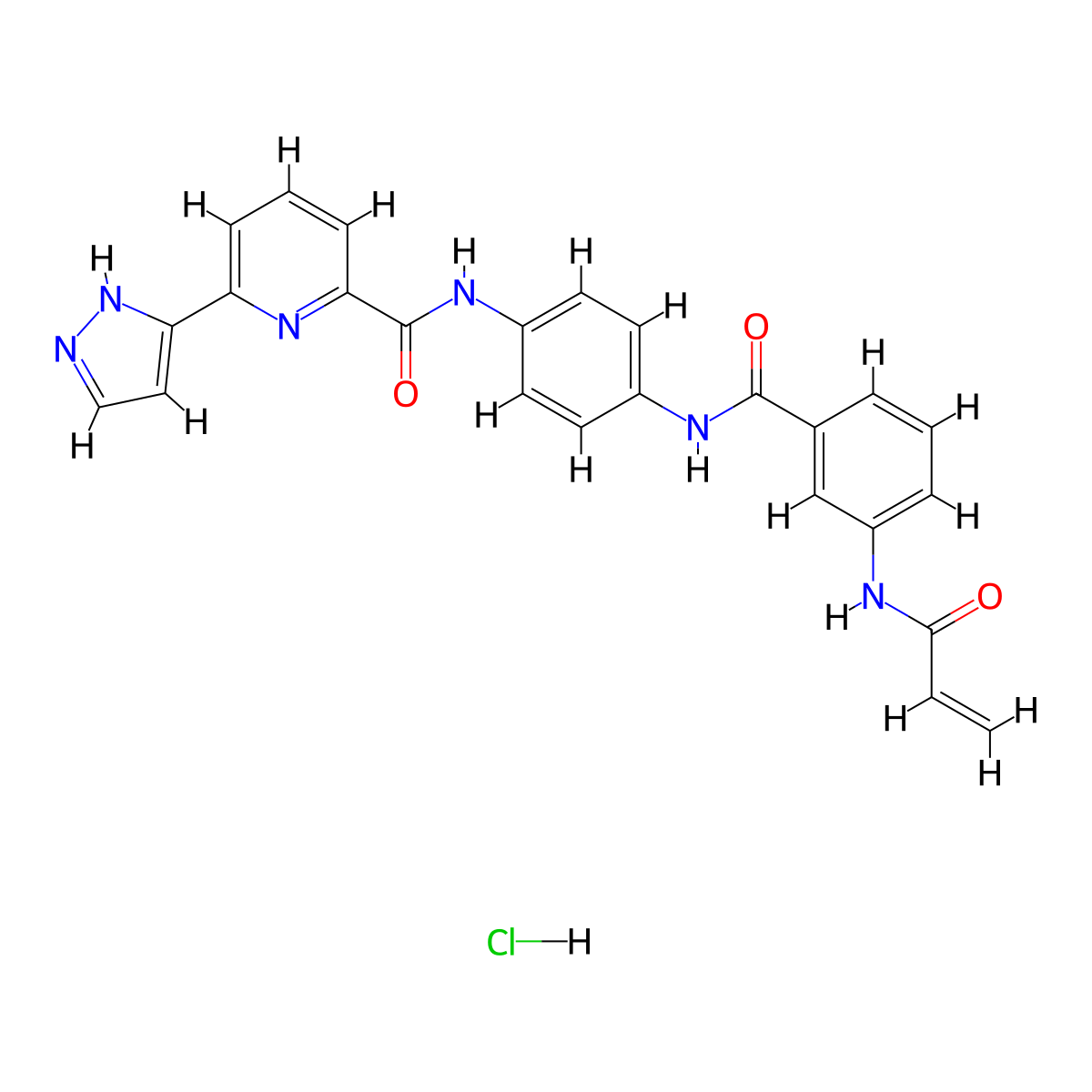 JH-X-119-01 (hydrochloride) molecular structure, CAS 2591344-30-6