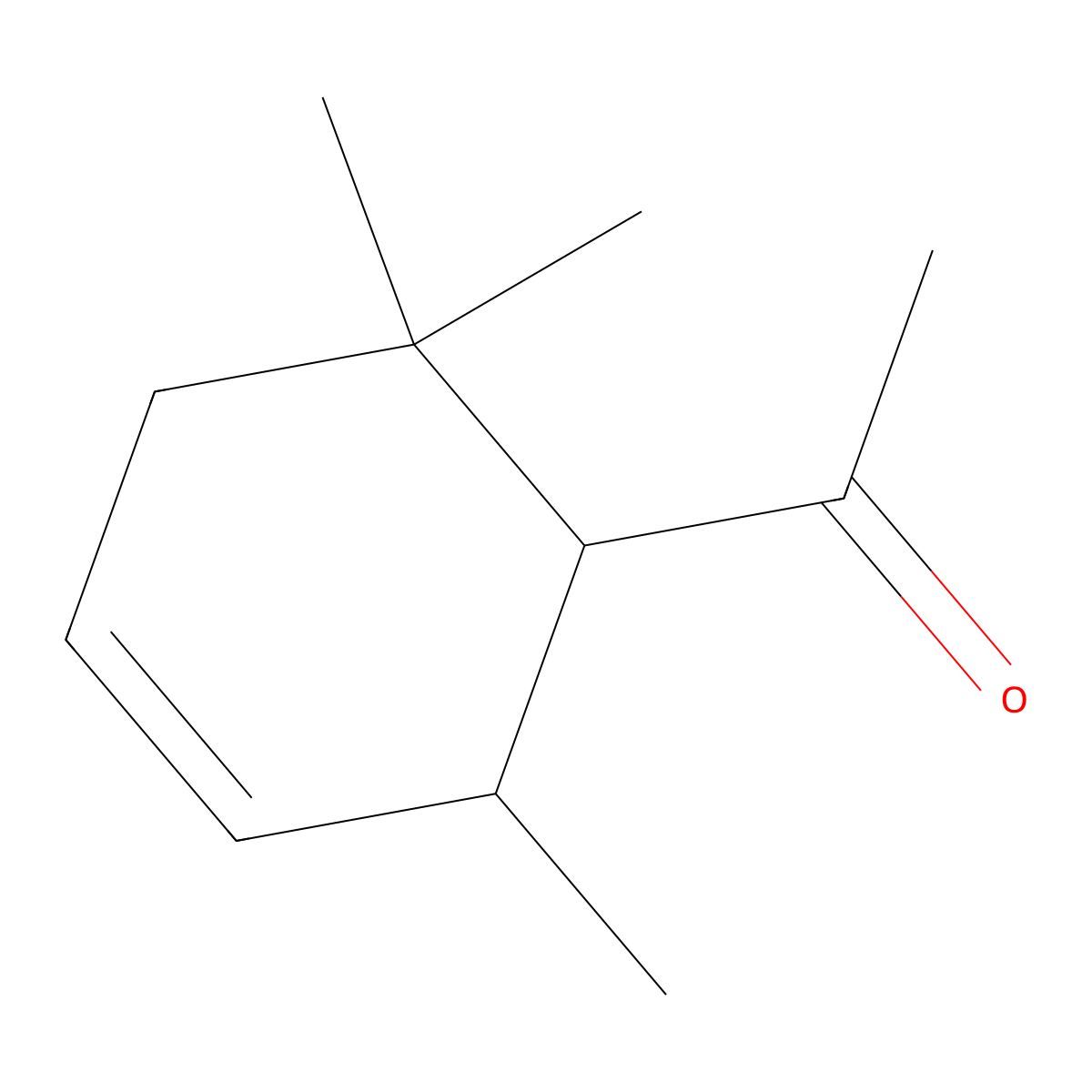 Ethanone, 1-(2,6,6-trimethyl-3-cyclohexen-1-yl)- molecular structure, CAS 25915-53-1