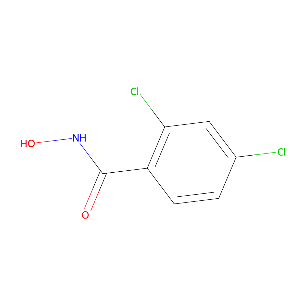 2,4-Dichloro-N-hydroxybenzamide molecular structure, CAS 2593-23-9